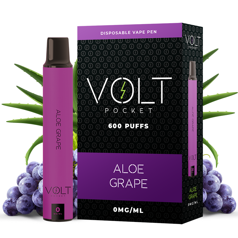 Volt Pocket Vape Disposable Pod - Aloe Grape - 0mg