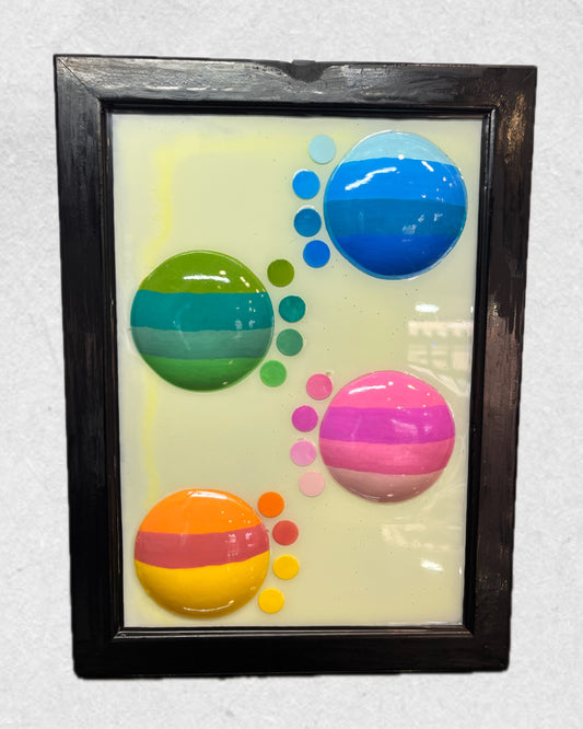 FRAMED ART (“Planet Mood Swings”)