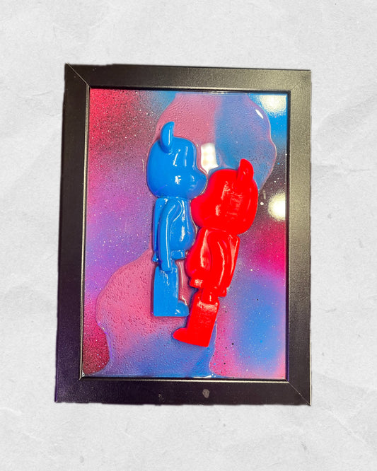 FRAMED ART ("Bearly Touched")